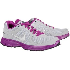 Nike Relentless Gray and Purple Shoes